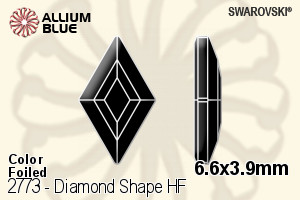 SWAROVSKI 2773 6.6X3.9MM BLACK DIAMOND M HF