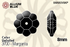 Swarovski Margarita Sew-on Stone (3700) 8mm - Color Unfoiled