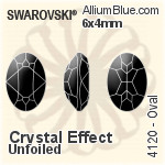 Swarovski Oval Fancy Stone (4120) 8x6mm - Color Unfoiled