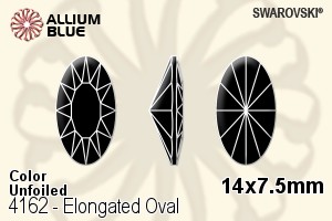 Swarovski Elongated Oval Fancy Stone (4162) 14x7.5mm - Color Unfoiled