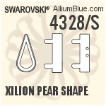 4328/S - XILION Pear Shape Settings