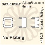 Swarovski Imperial Settings (4480/S) 8mm - Plated
