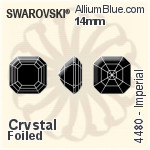 Swarovski Imperial Fancy Stone (4480) 14mm - Color Unfoiled