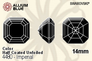 施华洛世奇 Imperial 花式石 (4480) 14mm - 颜色（半涂层） 无水银底
