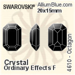 施华洛世奇 XILION Rose 平底烫石 (2028) SS40 - Clear Crystal With Aluminum Foiling