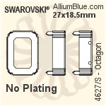 Swarovski Oval Settings (4127/S) 30x22mm - No Plating