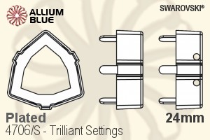 Swarovski Trilliant Settings (4706/S) 24mm - Plated