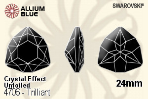 Swarovski Trilliant Fancy Stone (4706) 24mm - Crystal Effect Unfoiled