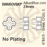 Swarovski Greek Cross Setting (4784/S) 14mm - Plated
