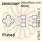 Swarovski Greek Cross Setting (4784/S) 23mm - Plated