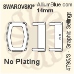 Swarovski Graphic Settings (4795/S) 28mm - Plated