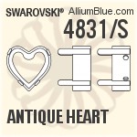4831/S - Antique Heart Settings
