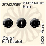 施華洛世奇 圓形 串珠 (5000) 10mm - 透明白色
