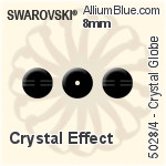 スワロフスキー Crystal Globe ビーズ (5028/4) 8mm - クリスタル