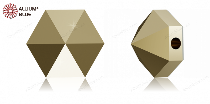 SWAROVSKI #5060 Hexagon Spike (Two Holes)