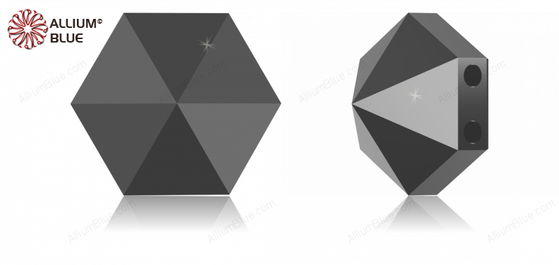SWAROVSKI #5060 Hexagon Spike (Two Holes)