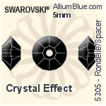 Swarovski Rondelle/Spacer Bead (5305) 6mm - Clear Crystal