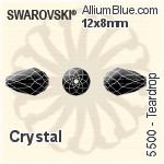 Swarovski Rondelle Bead (5040) 8mm - Clear Crystal