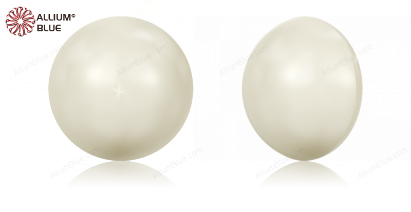 スワロフスキー #5817 カボション・パール Dome-shaped Pearl