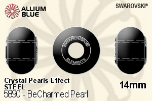 施華洛世奇 BeCharmed 珍珠 (5890) 14mm - 水晶珍珠 鋼