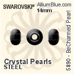 施华洛世奇 BeCharmed Pavé Medley (81304) 15mm - CE 珍珠 Jade / Emerald / Chrysolite Opal / Light Peach / Erinite