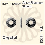 Swarovski Disk Pendant (6039) 25mm - Color