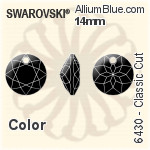 Swarovski XILION Rose Flat Back Hotfix (2028) SS48 - Crystal (Ordinary Effects) With Aluminum Foiling