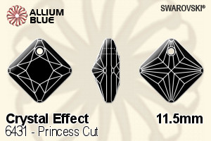 Swarovski Princess Cut Pendant (6431) 11.5mm - Crystal Effect