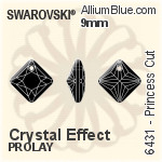 Swarovski Princess Cut Pendant (6431) 16mm - Clear Crystal