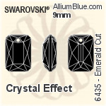 Swarovski Emerald Cut Pendant (6435) 9mm - Color