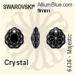 Swarovski Majestic Pendant (6436) 11.5mm - Crystal Effect
