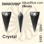 Swarovski Spike Pendant (6480) 39mm - Crystal Effect