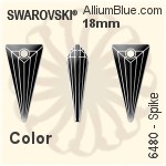 Swarovski Spike Pendant (6480) 18mm - Clear Crystal