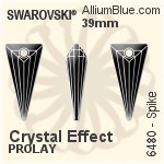 Swarovski Spike Pendant (6480) 28mm - Crystal Effect