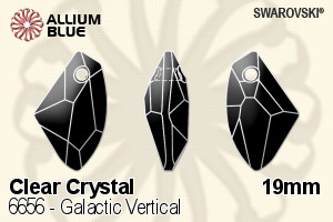 Swarovski Galactic Vertical Pendant (6656) 19mm - Clear Crystal