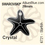 施华洛世奇 Starfish 吊坠 (6721) 28mm - 白色（半涂层） PROLAY