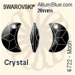 Swarovski Moon Pendant (6722) 14mm - Crystal Effect