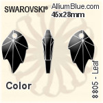スワロフスキー STRASS Leaf (8805) 45x28mm - クリスタル