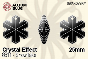 スワロフスキー STRASS Snowflake (8811) 25mm - クリスタル エフェクト