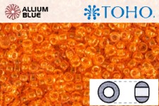TOHO ラウンド Seed ビーズ (RR8-10B) 8/0 ラウンド Medium - Transparent Hyacinth