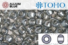 TOHO Round Seed Beads (RR11-113) 11/0 Round - Transparent Luster Light Grey