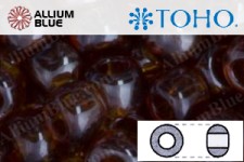 TOHO Round Seed Beads (RR11-114) 11/0 Round - Transparent-Lustered Smoky Topaz