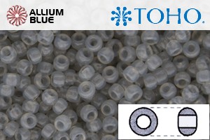 TOHO Round Seed Beads (RR3-1150) 3/0 Round Extra Large - Translucent Grey