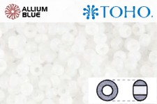 TOHO Round Seed Beads (RR11-141F) 11/0 Round - Ceylon Frosted Snowflake