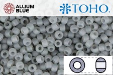 TOHO Round Seed Beads (RR11-150F) 11/0 Round - Ceylon Frosted Smoke