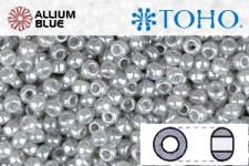 TOHO Round Seed Beads (RR15-150) 15/0 Round Small - Ceylon Smoke