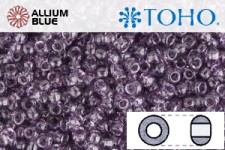 TOHO ラウンド Seed ビーズ (RR8-19) 8/0 ラウンド Medium - Transparent Sugar Plum