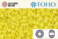 TOHO Round Seed Beads (RR15-402) 15/0 Round Small - Opaque-Rainbow Dandelion