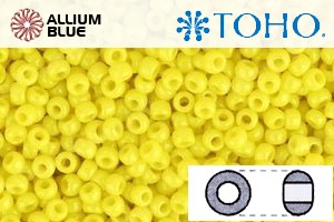 TOHO Round Seed Beads (RR15-42) 15/0 Round Small - Opaque Dandelion
