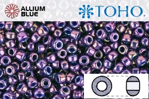 TOHO Round Seed Beads (RR8-461) 8/0 Round Medium - Higher-Metallic Grape